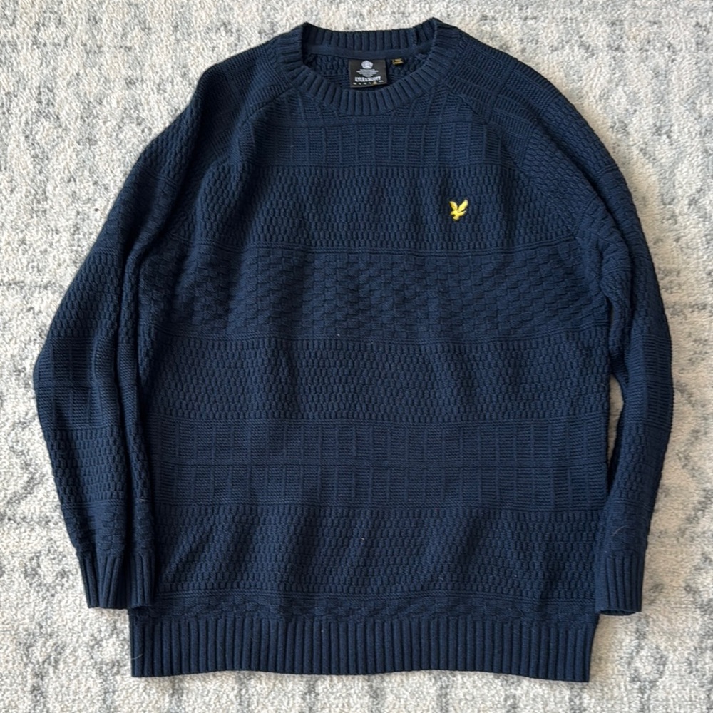 Lyle & Scott Men's Navy Sweater